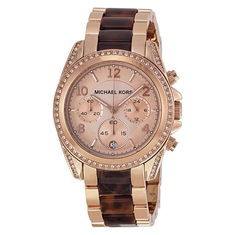 michael kors rose gold big face watch|rose gold mk watch cheap.